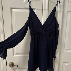 Haute Hippie Midnight Blue Dress